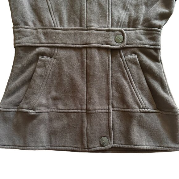 PUMA hooded Brown Women's Jacket with Zipper Size XS - Picture 8 of 15